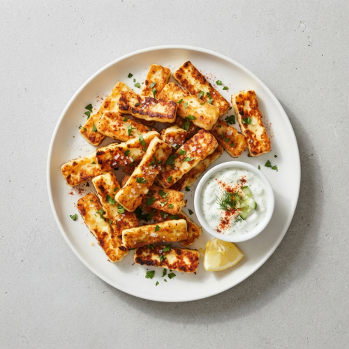Breaded Halloumi Fries 