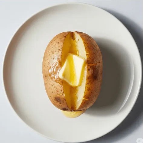 Baked Potato With Branson Pickle 