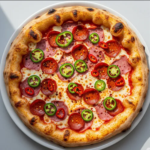 Spicy Meat Feast Pizza 