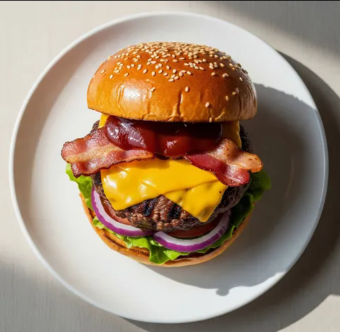 Gourmet Bacon Cheeseburger 